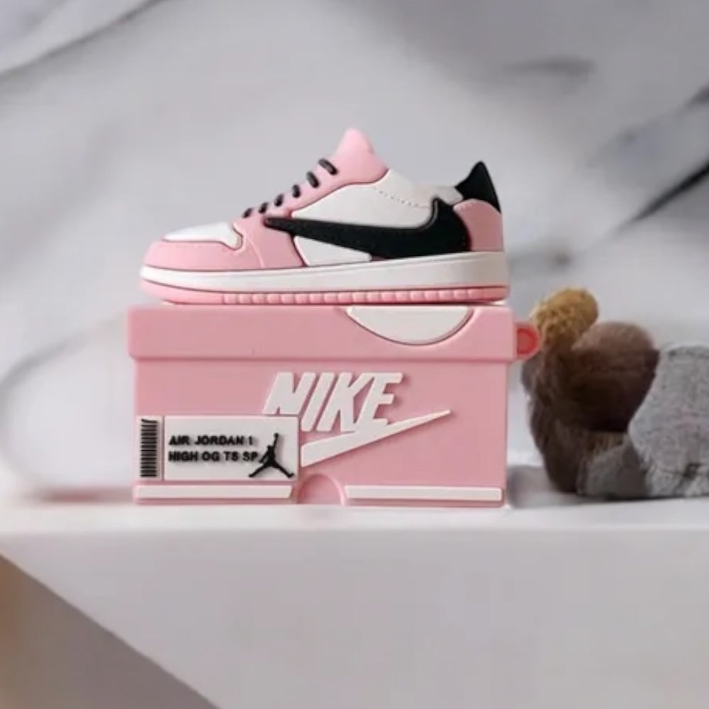 Estuche - Estilo Sneaker Box Rosado para AirPods Pro 1 y 2