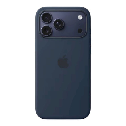 Estuche – Silicona Suave Azul Marino para iPhone 17 Pro