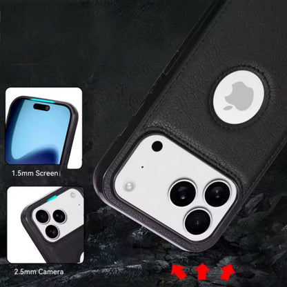 Estuche - Cuero con Ventana Negro para iPhone 17 Pro Max