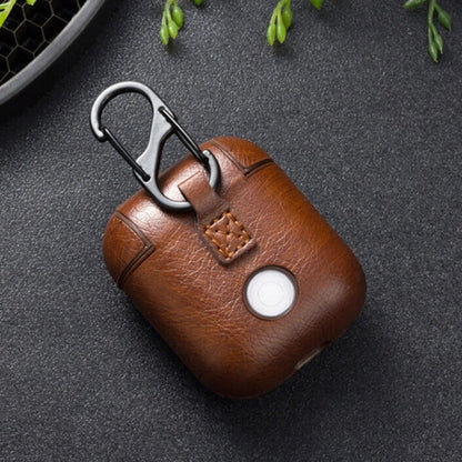 Estuche – Cuero Café Oscuro para AirPods 1 y 2
