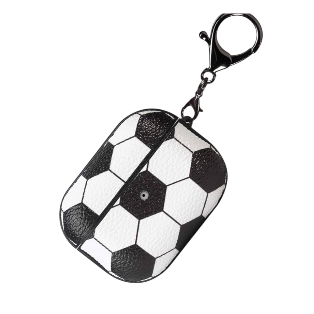 Estuche – Cuero Futbol duro para AirPods Pro 1 y 2