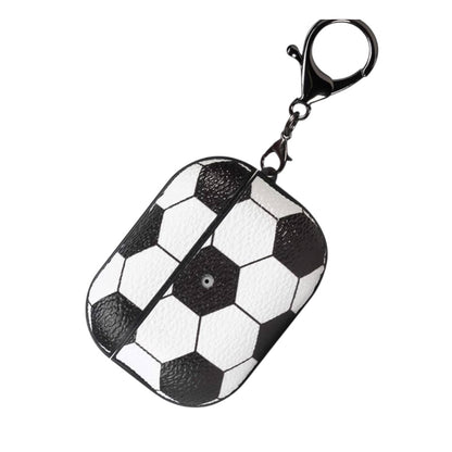 Estuche – Cuero Futbol duro para AirPods Pro 1 y 2