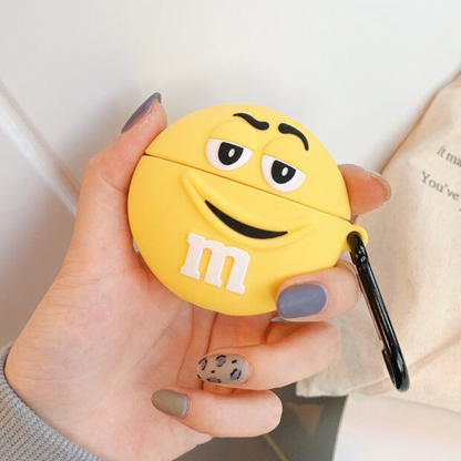 Estuche – M&M Amarillo para AirPods Pro 1 y 2