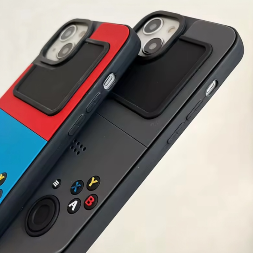Estuche – Nintendo Video Juego retro negro para iPhone 15 plus