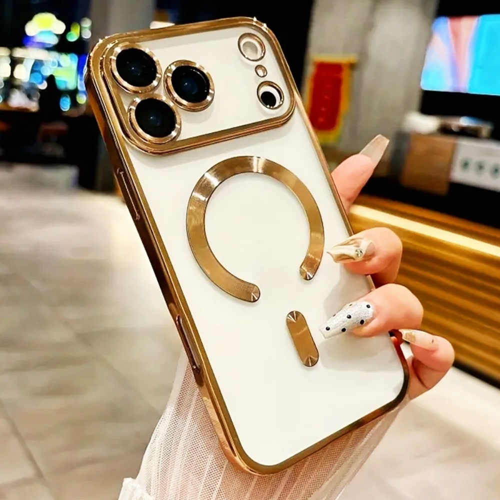 Estuche - Magnético Luxe Dorado para iPhone 17 air