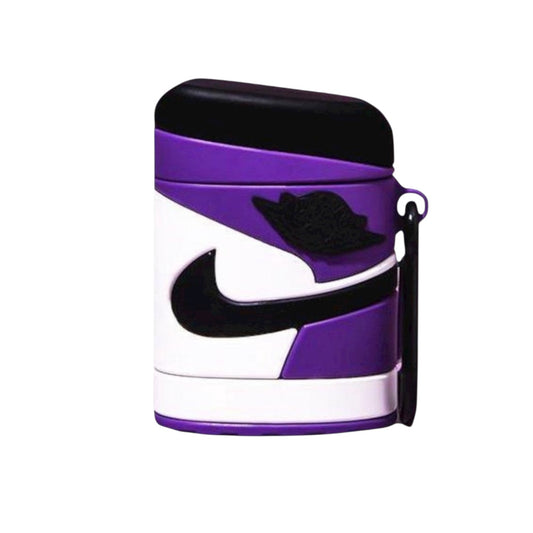 Estuche – Nike Jordan Air 1 morado para AirPods 1 y 2