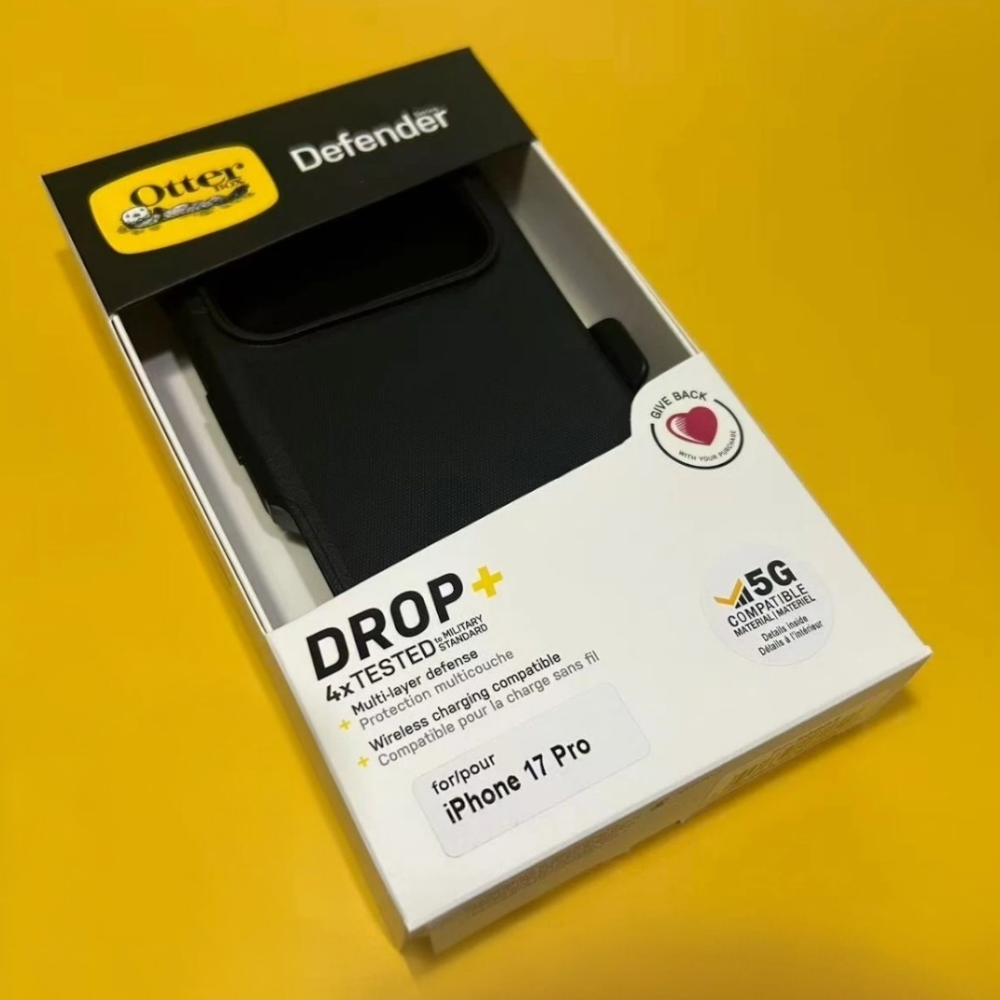 Estuche - Otter box original Negro para iPhone 17 pro