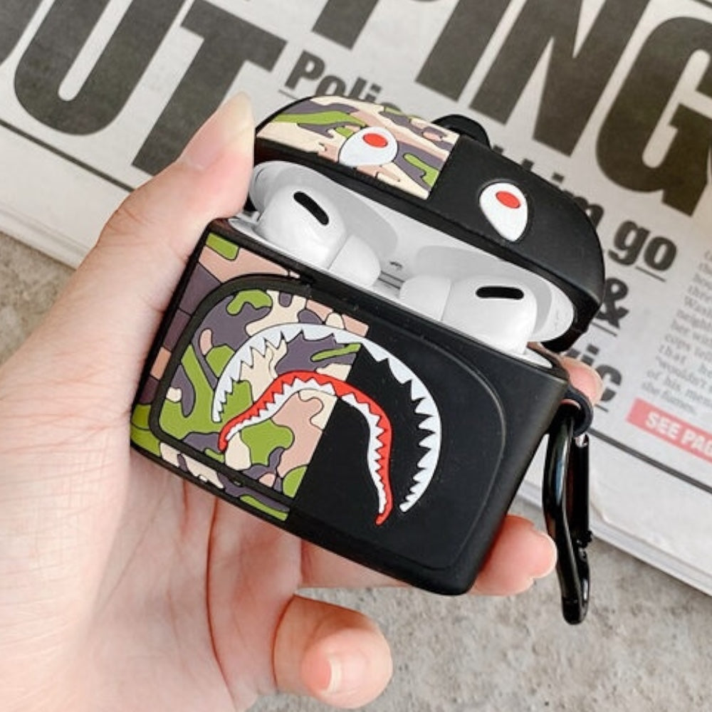 Estuche - Mochila de Vape negro para AirPods Pro 1 y 2