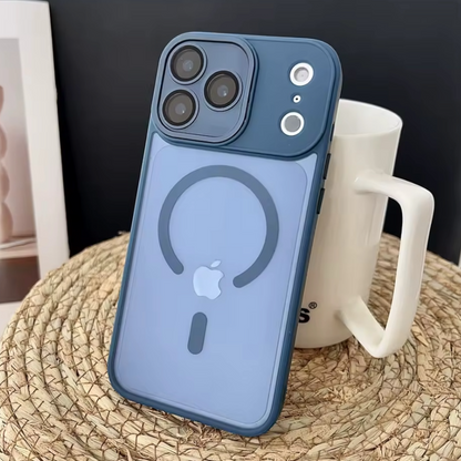 Estuche - Luxury Lens antishock azul para iPhone iPhone 17 Pro Max