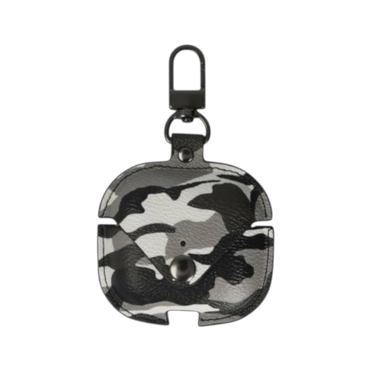 Estuche – Cuero Camuflaje negro para AirPods Pro 1 y 2