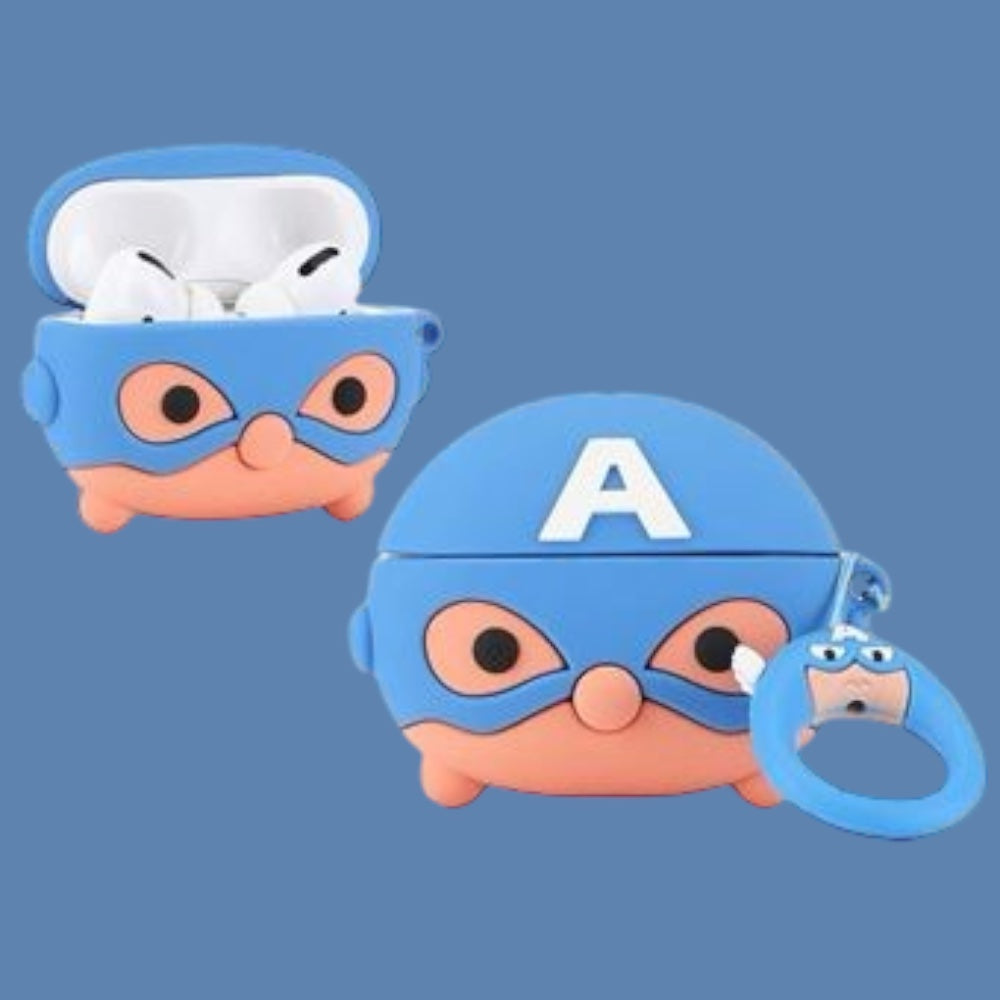 Estuche – Capitán America para AirPods Pro 1 y 2