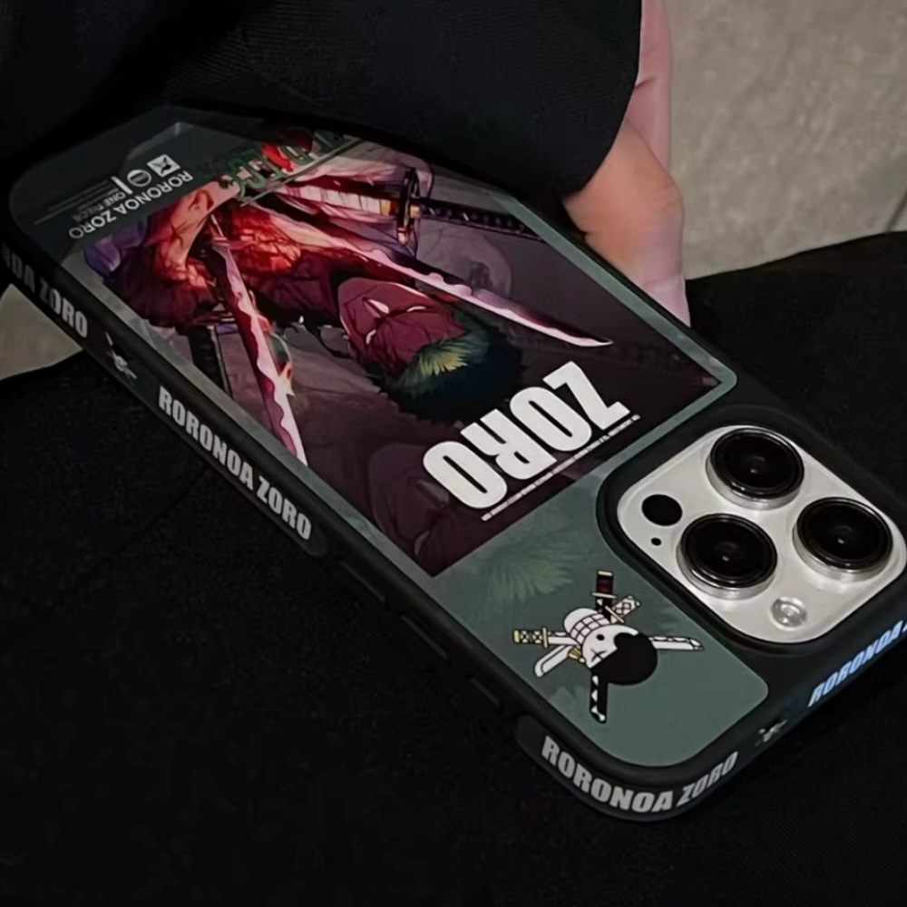 Estuche - Zoro Roronoa de one piece para iPhone 13 normal