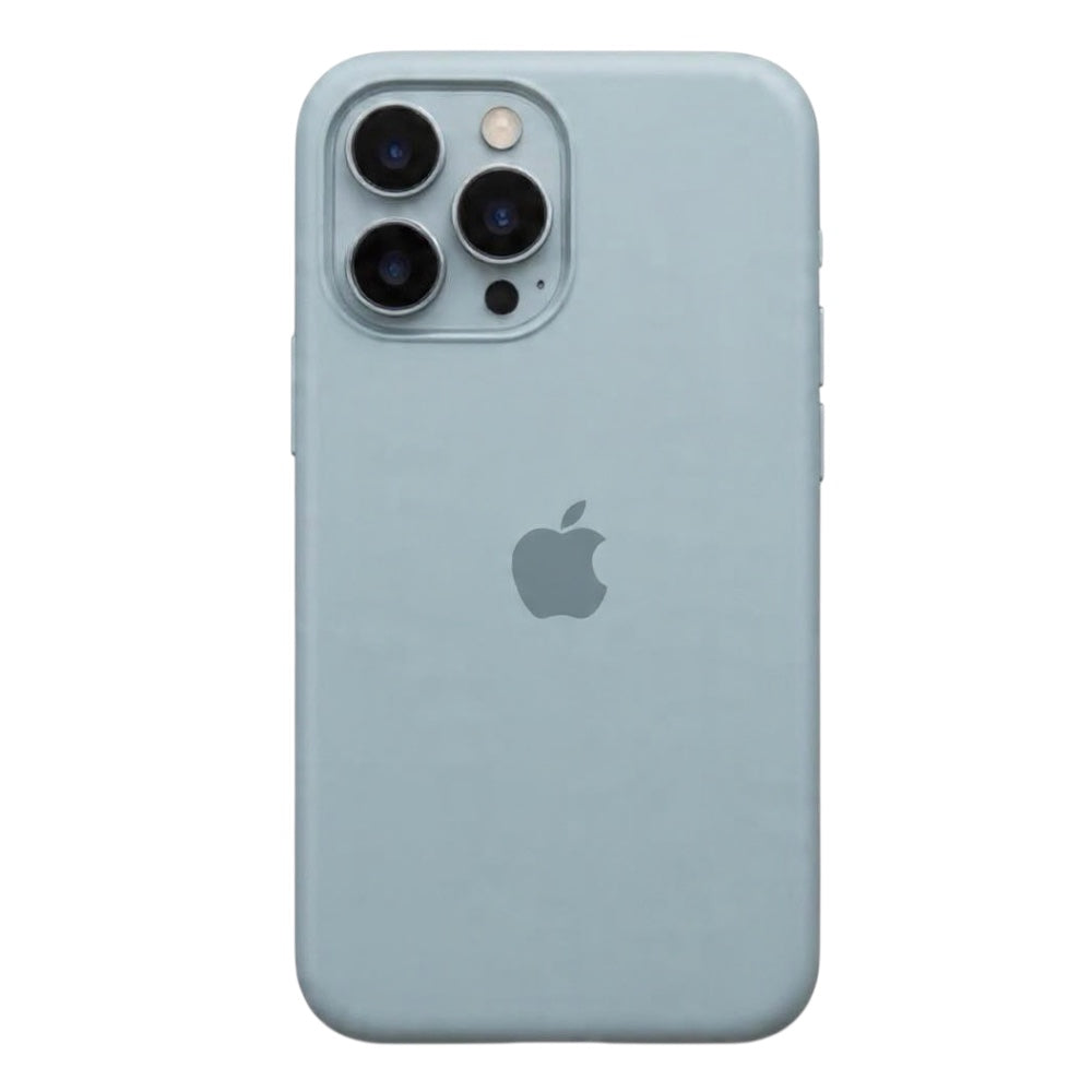 Estuche – Silicona Suave Gris stone para iphone 14 Pro Max