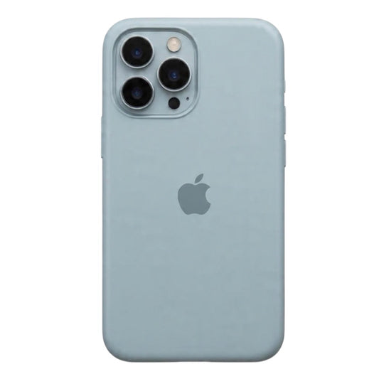 Estuche – Silicona Suave Gris stone para iphone 14 Pro Max