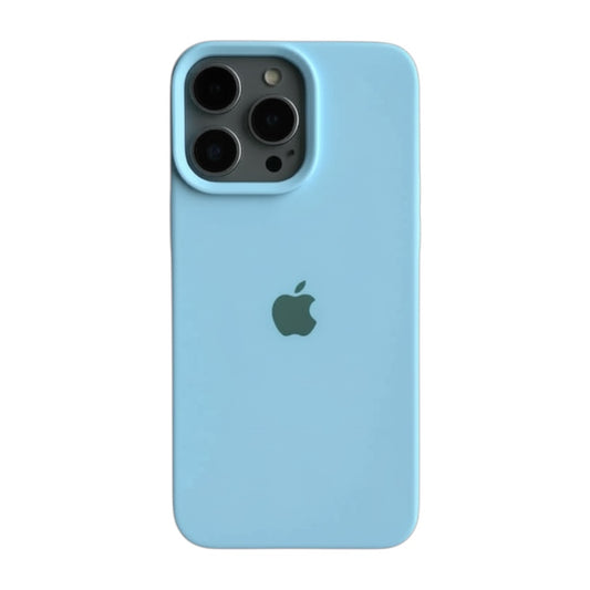 Estuche – Silicona Suave celeste claro para iPhone 16 normal