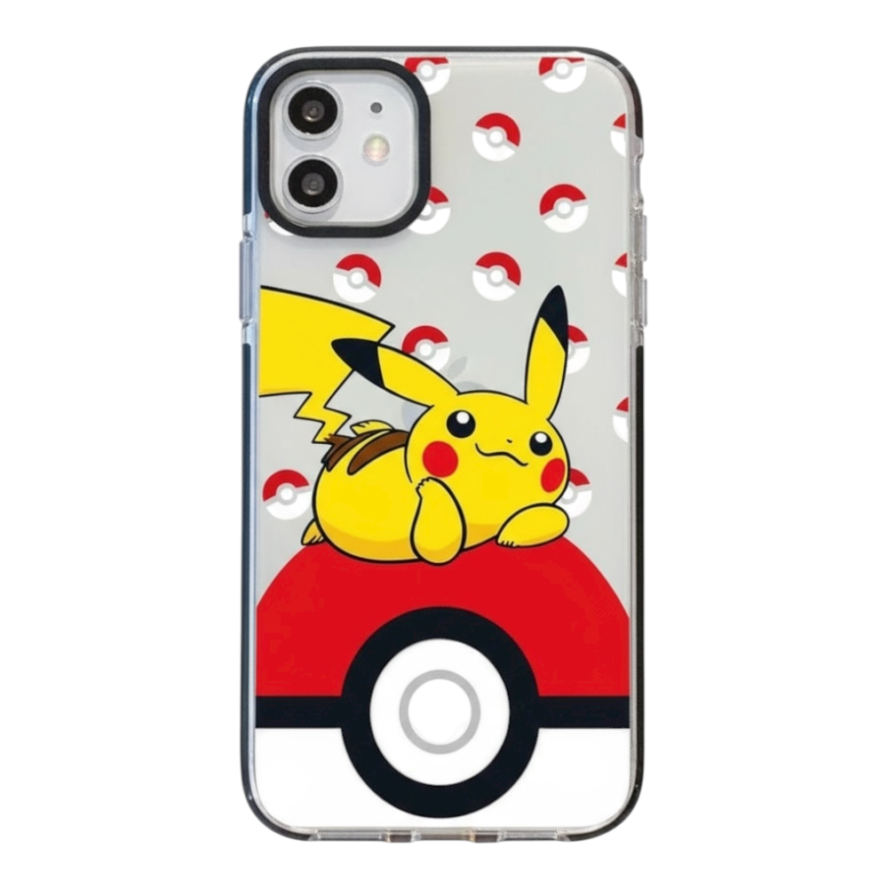Estuche - Pokemón Pikachu y Pokebola para iPhone 11 normal