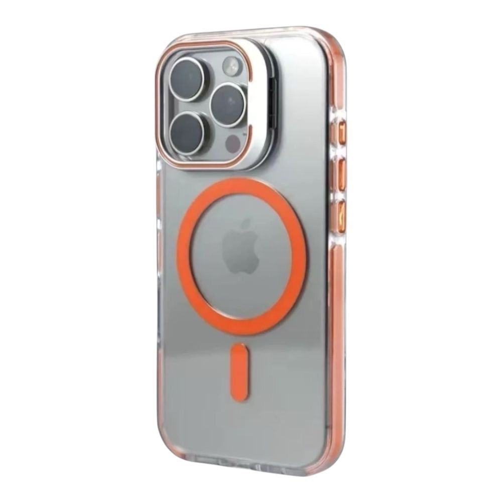 Estuche - MagSafe Borde Naranja para iPhone 16 Plus