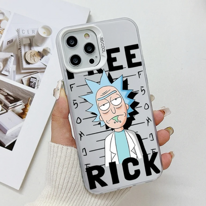 Estuche - Rick Sánchez  de Rick and Morty Verde para iPhone 14 pro