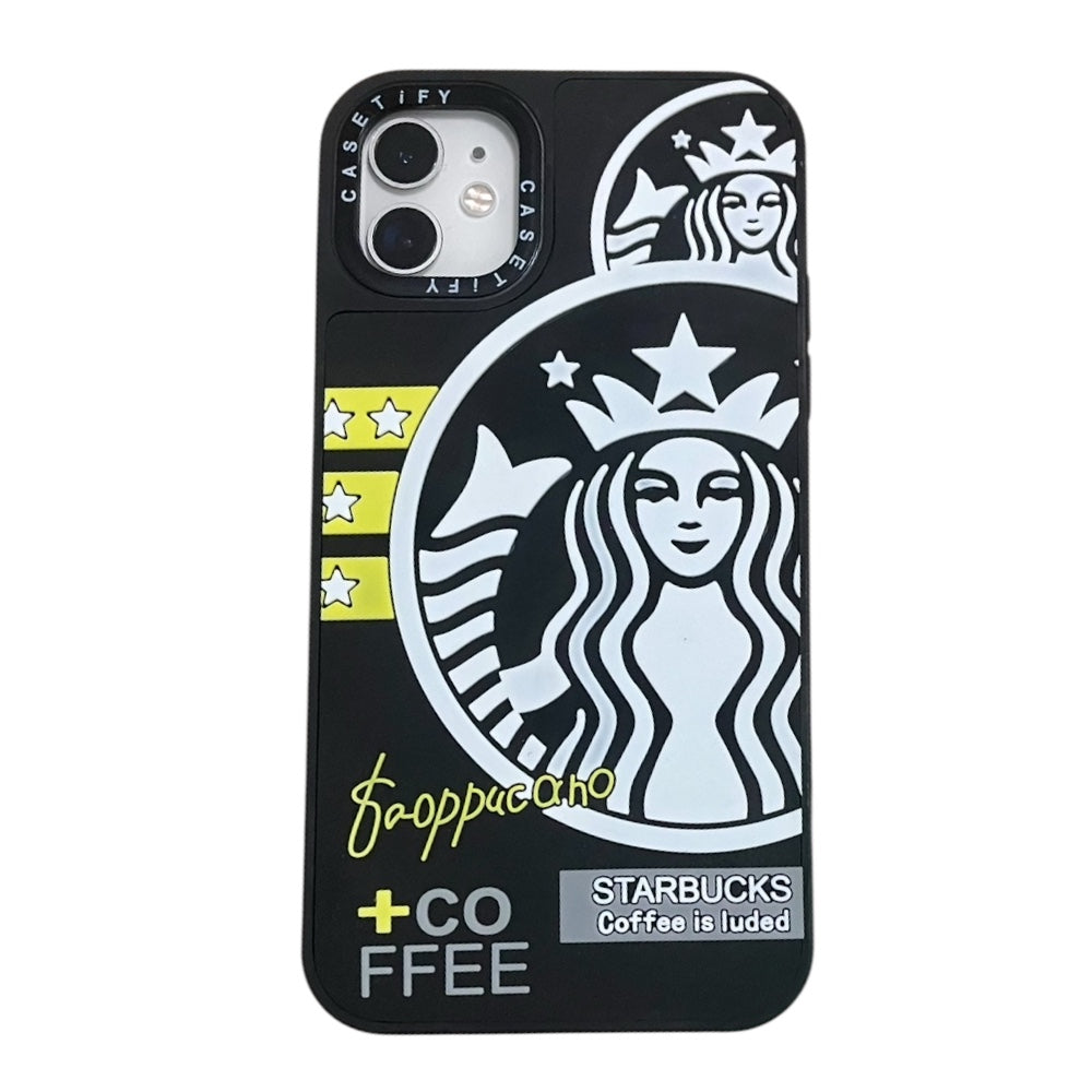 Estuche - Starbucks negro para iPhone 13 Pro