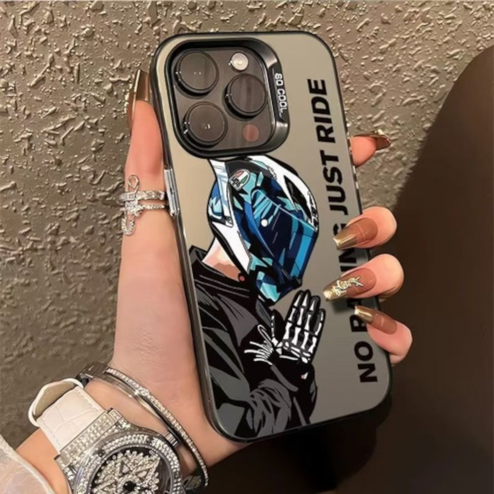 Estuche – Motociclista para iPhone 15 pro