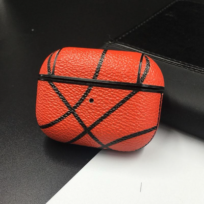 Estuche – Cuero Básquet ball  duro para AirPods Pro 1 y 2