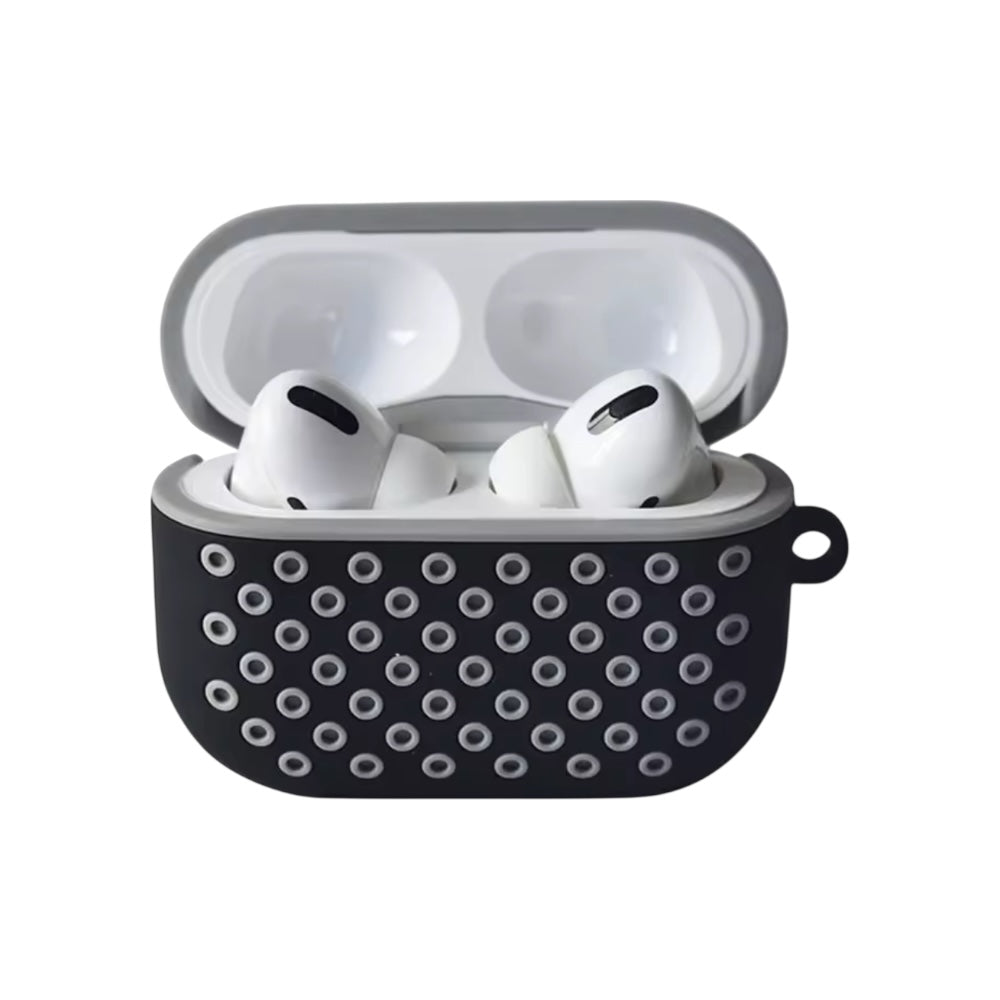 Estuche – Deportivo Nike negro con gris para AirPods Pro 1 y 2