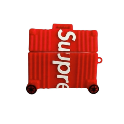 Estuche – Supreme Maleta roja  para AirPods Pro 1 y 2