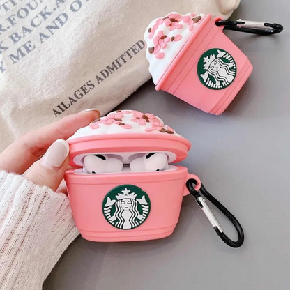 Estuche – Frappe Rosa Starbucks para AirPods Pro 1 y 2