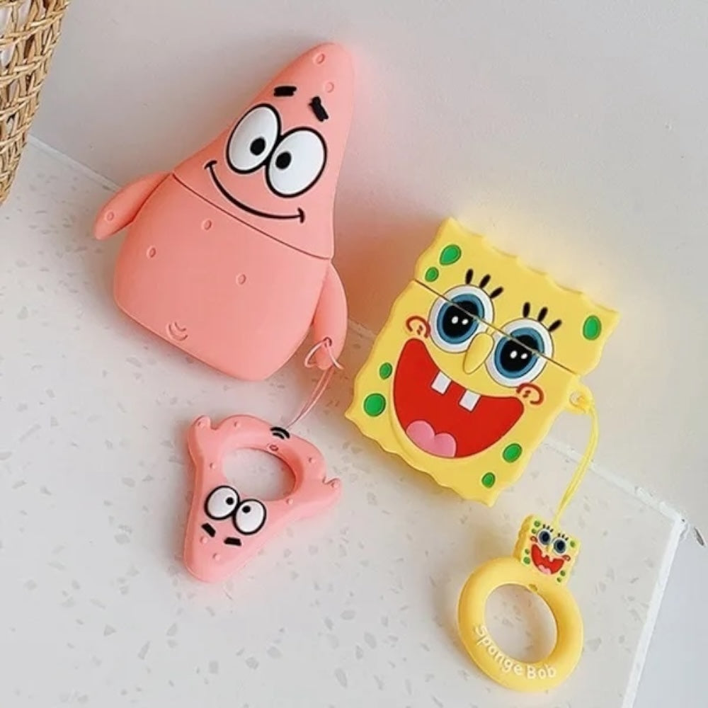 Estuche – Patricio de Bob esponja para AirPods 1 y 2