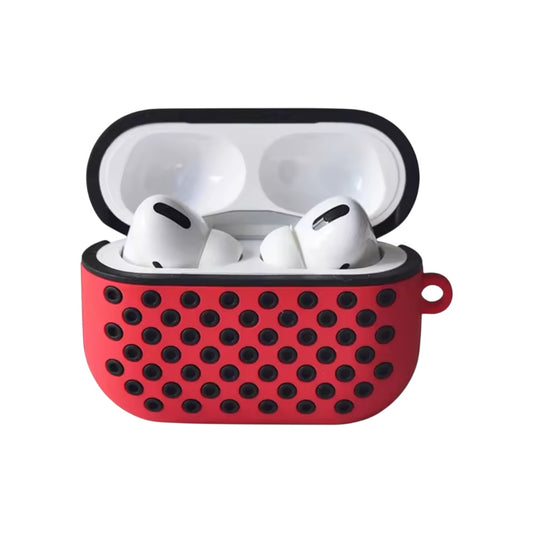 Estuche – Deportivo Nike rojo con negro para AirPods Pro 1 y 2