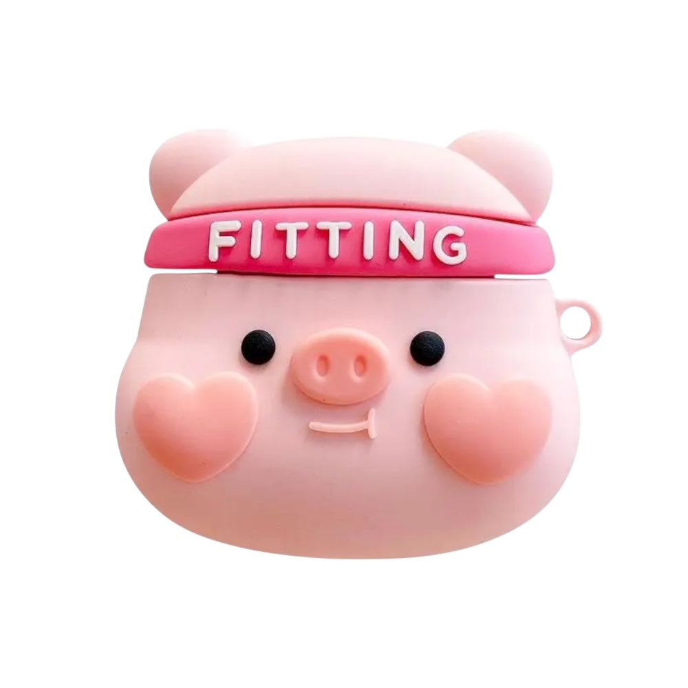 Estuche – Cerdito Fitting Rosado para AirPods 3