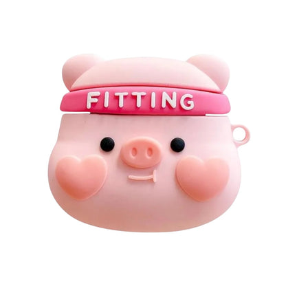 Estuche – Cerdito Fitting Rosado para AirPods 3