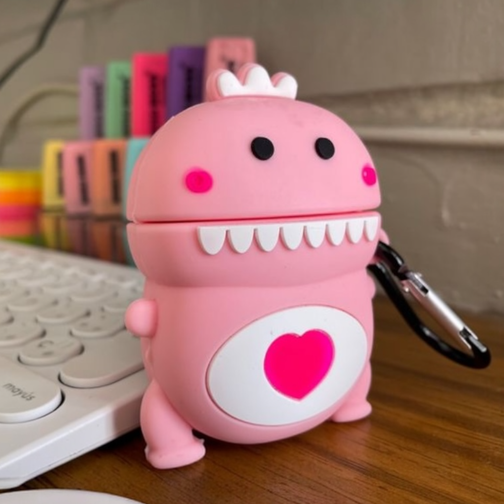 Estuche – Dinosaurio Rosado para AirPods 3