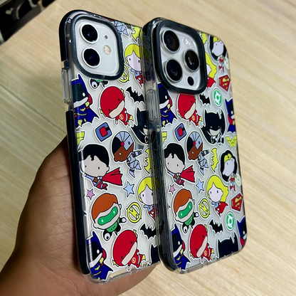 Estuche - DC Heroes Chibi para iPhone 14 plus