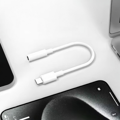 Cable - Adaptador USB-C a auxiliar Jack 3.5mm