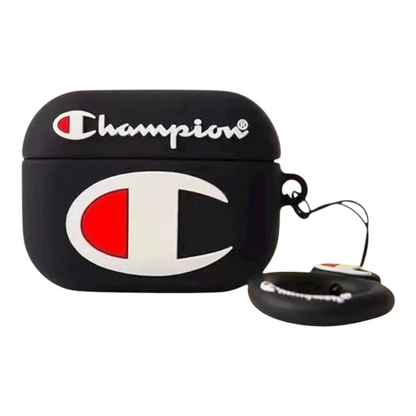 Estuche – Champion negro  para AirPods Pro 1 y 2