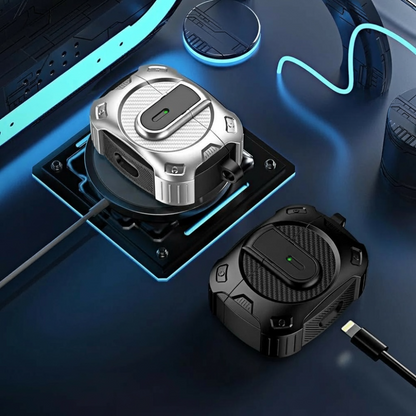 Estuche – Shockproof Protective plateado para AirPods Pro 1 y 2