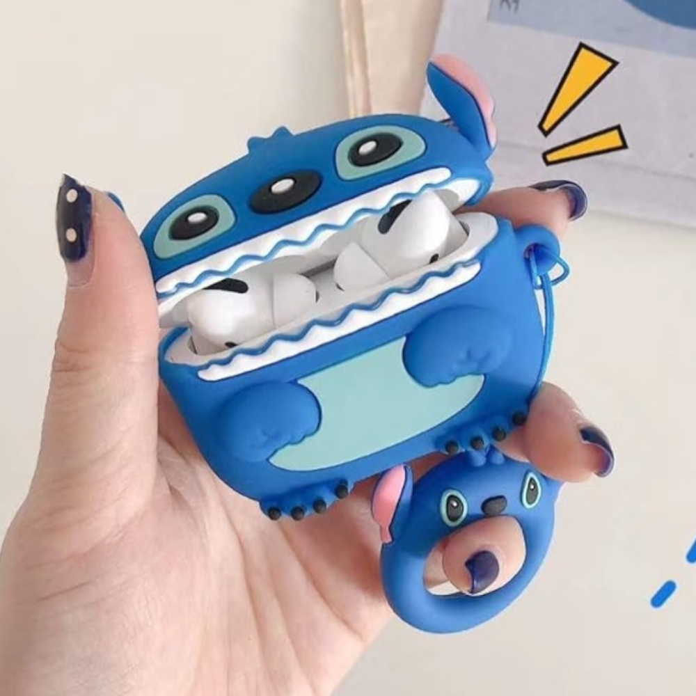 Estuche - Stitch Comelón para AirPods 1 y 2
