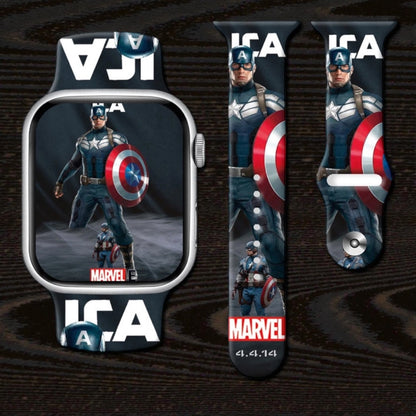 Pulsera - Capitán América de Avengers para Apple Watch