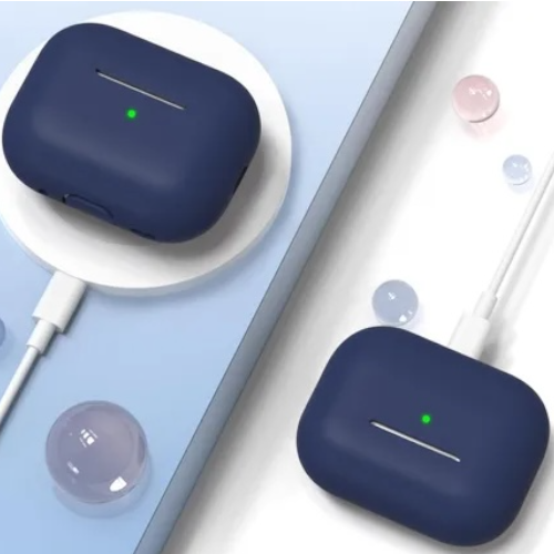 Estuche – Silicon Azul Marino para AirPods Pro 1 y 2