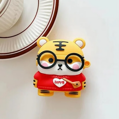 Estuche - Tigre con lentes para AirPods 3