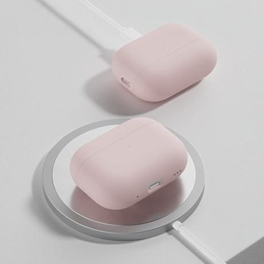 Estuche – Silicon Rosado para AirPods 4