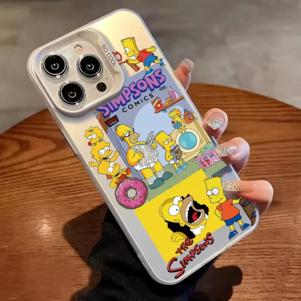 Estuche - Los simpson para iPhone 15 Plus