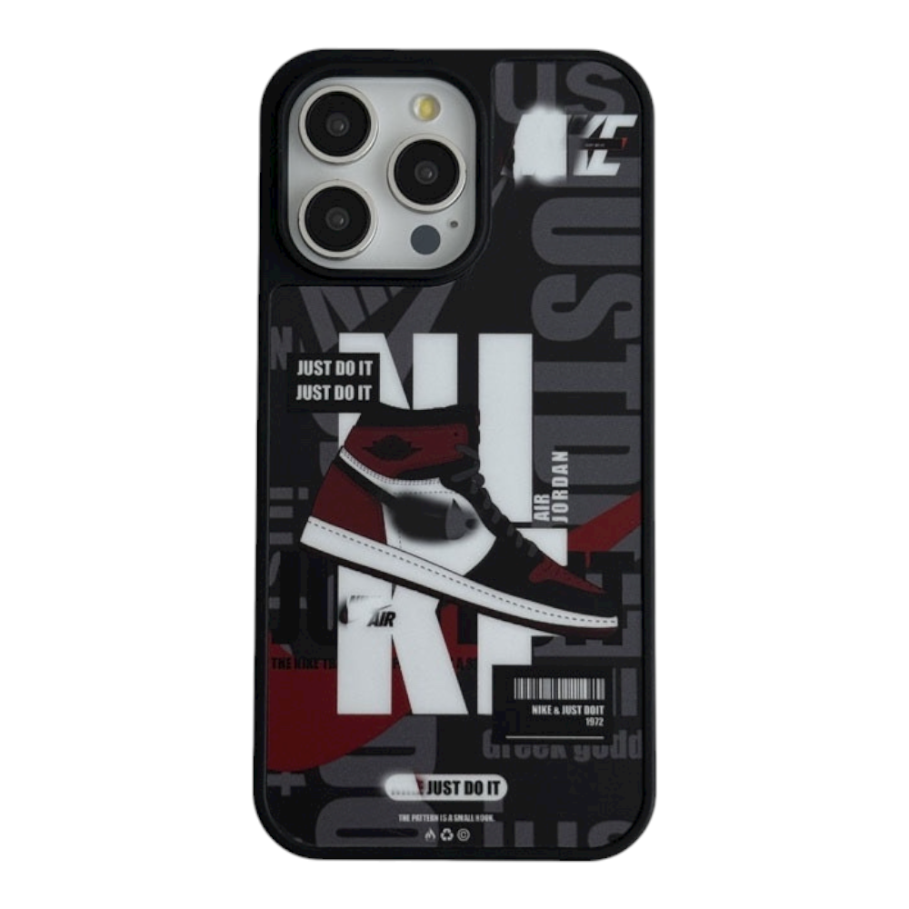 Estuche - Just do it Nike y Jordan para iPhone 13 normal