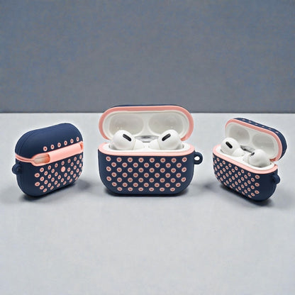 Estuche – Deportivo Nike rosado con lila para AirPods Pro 1 y 2