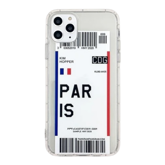 Estuche - Paris ticket para iPhone 7/8/SE