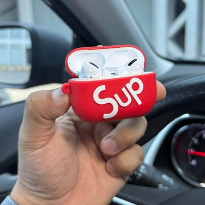 Estuche – Sup Rojo  para AirPods Pro 1 y 2