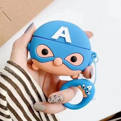 Estuche – Capitán America para AirPods Pro 1 y 2