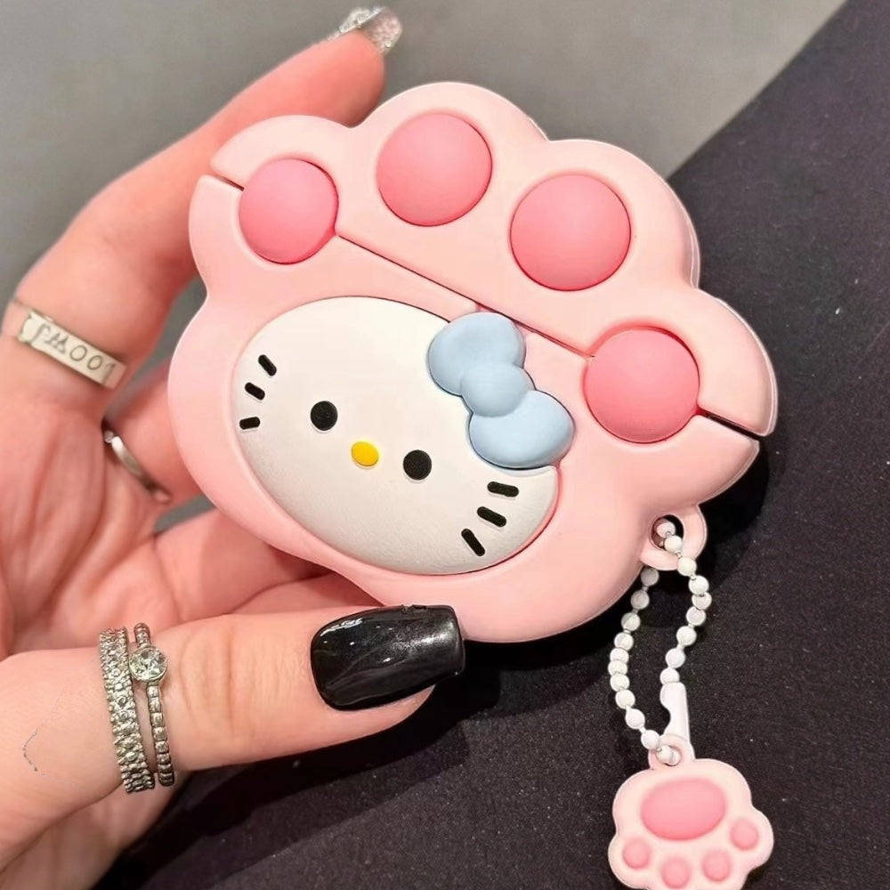 Estuche – Patita Rosa Hello Kitty para AirPods Pro 1 y 2