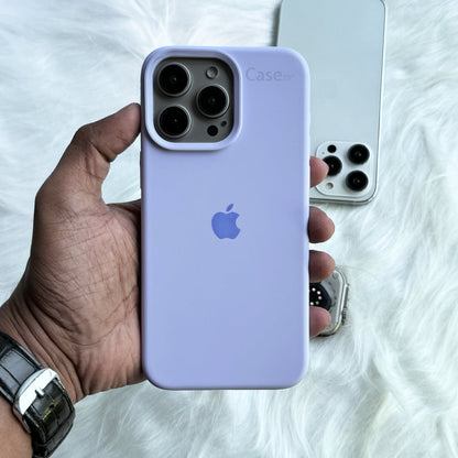 Estuche – Silicona Suave Lavender  para iPhone 14 Pro